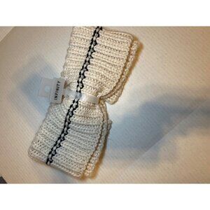 Women's Striped Cream Knit Cowl Infinity Wild Fable Scarf New